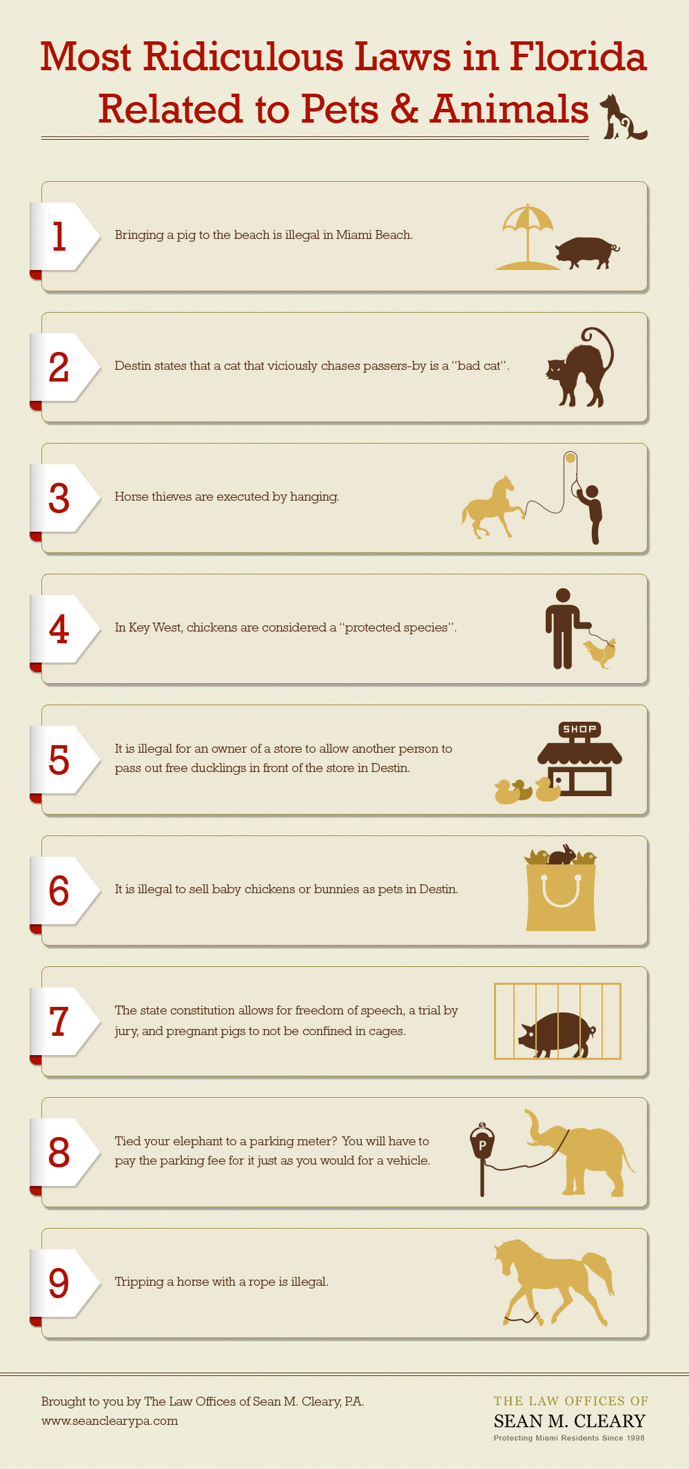 Most Ridiculous Laws in Florida Related to Pets & Animals The Law